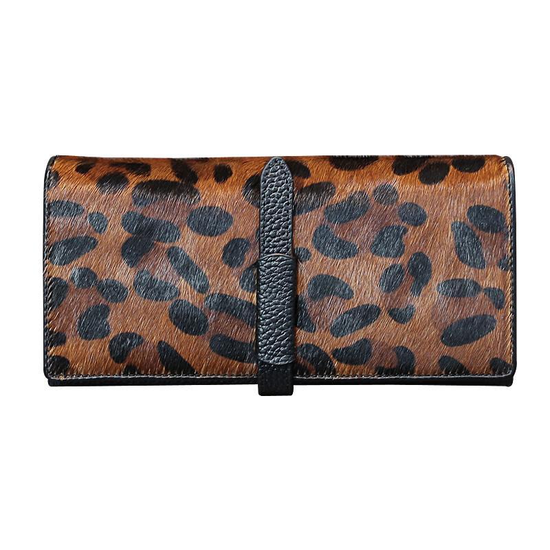Luxury Lifestyle Photography - New Fashion Leopard Cow Genuine Leather