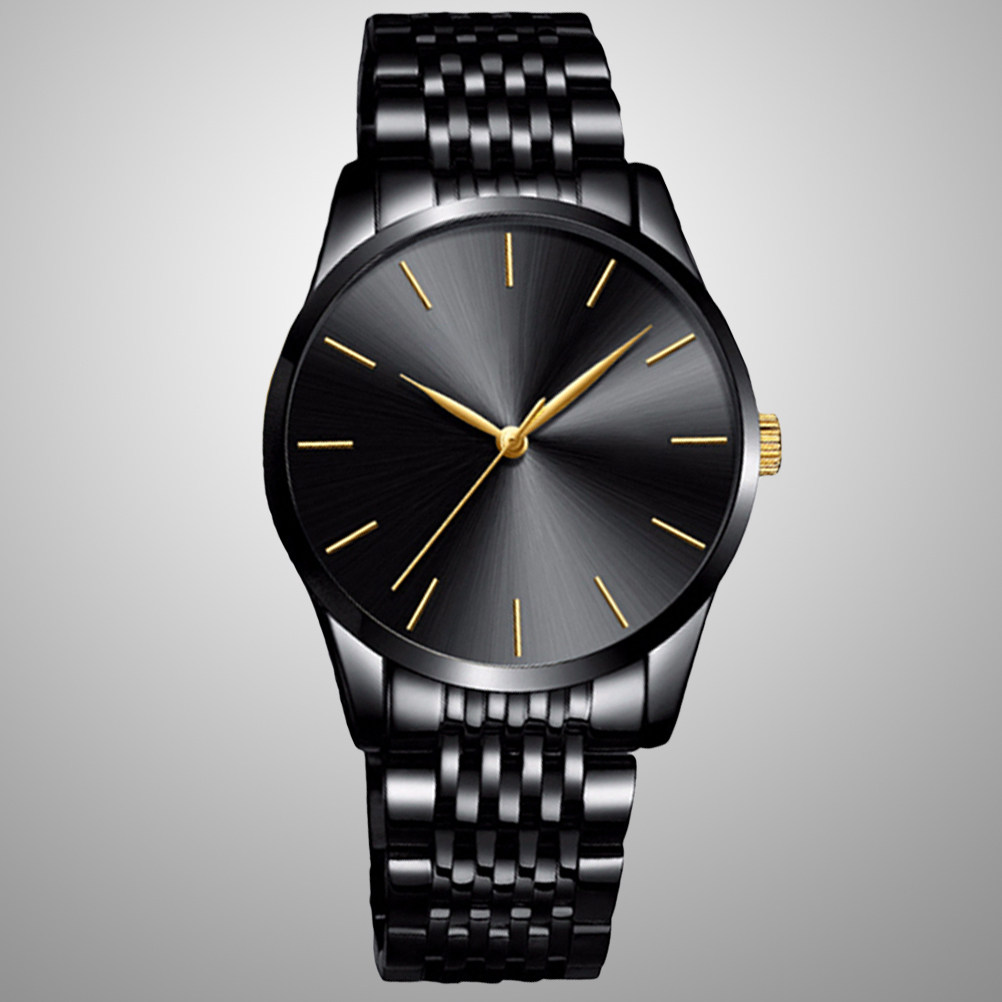 Luxury Lifestyle Fashion - Stainless Steel Men Wrist Watch Quartz