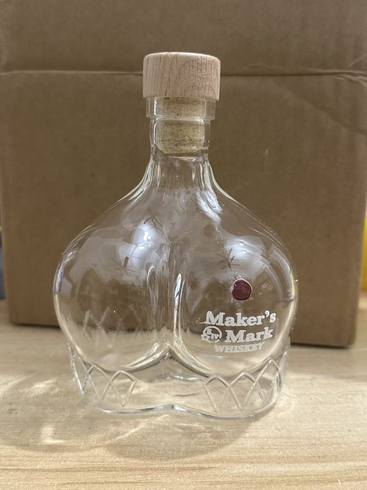 Novelty Buttocks Shape Whiskey - Glass Decanter Whiskey ulasan dan harga
