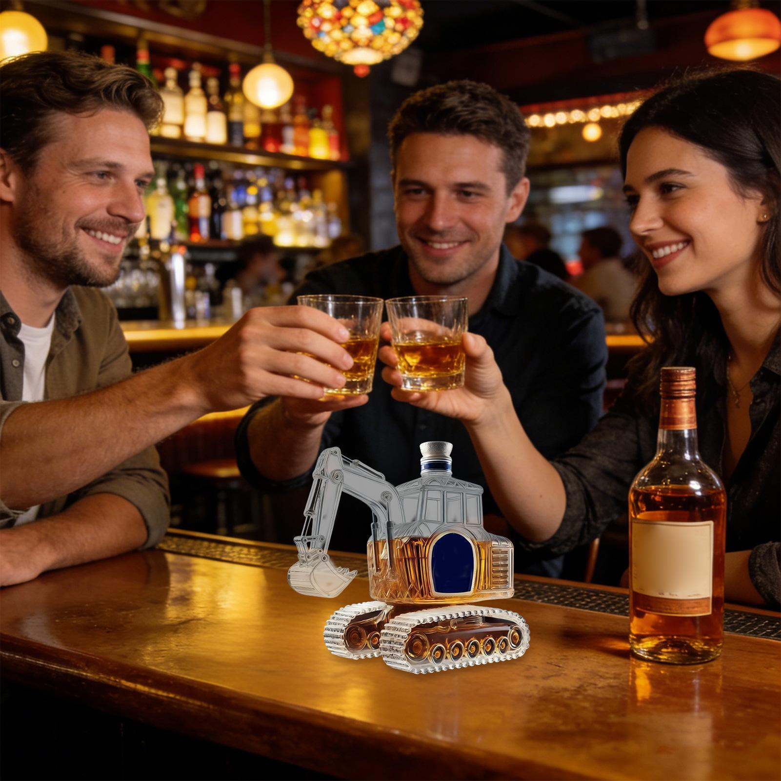 Whiskey Decanter Bottle 350ml  - Glass Decanter Whiskey ulasan dan harga