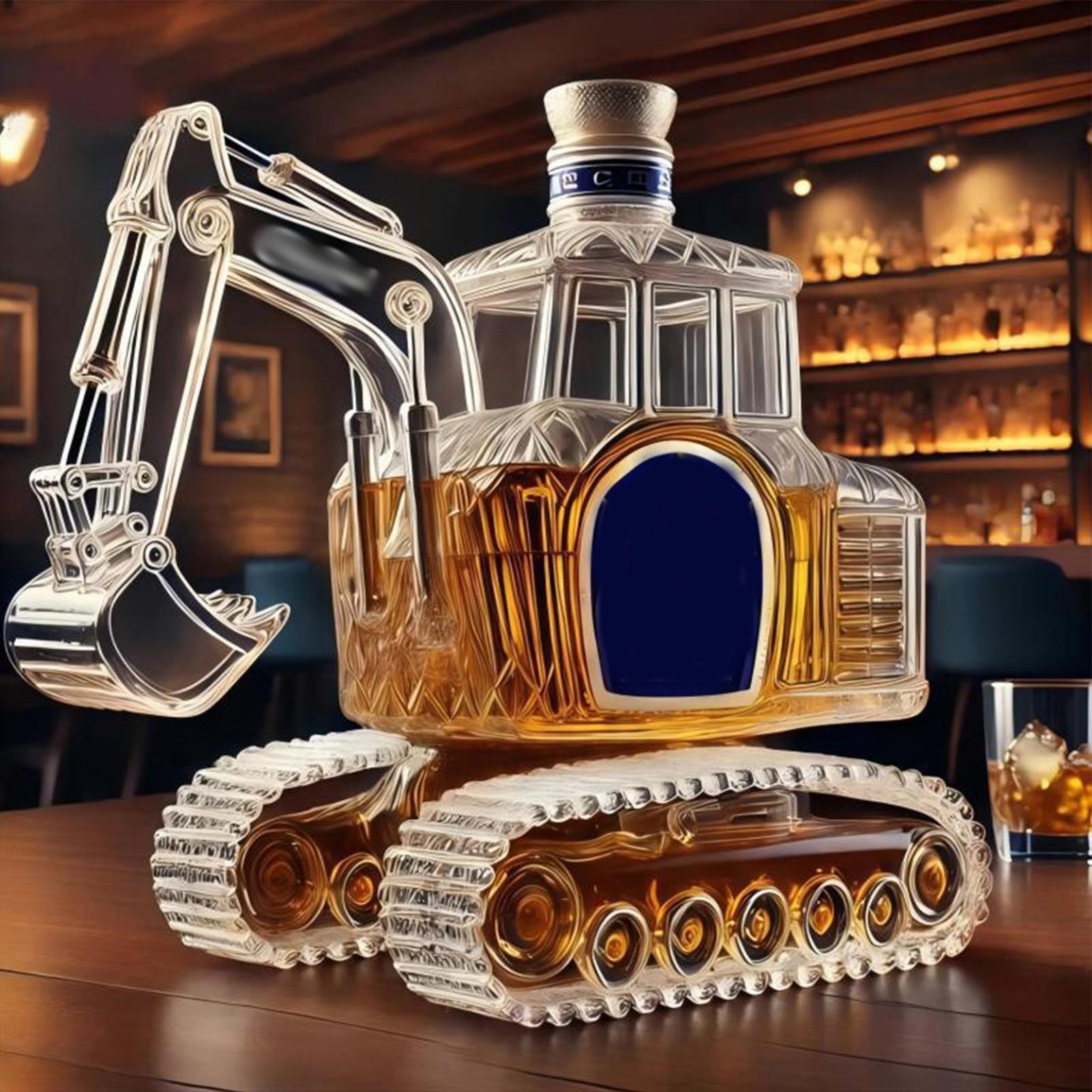 Whiskey Decanter Bottle 350ml  - Glass Decanter Whiskey ulasan dan harga