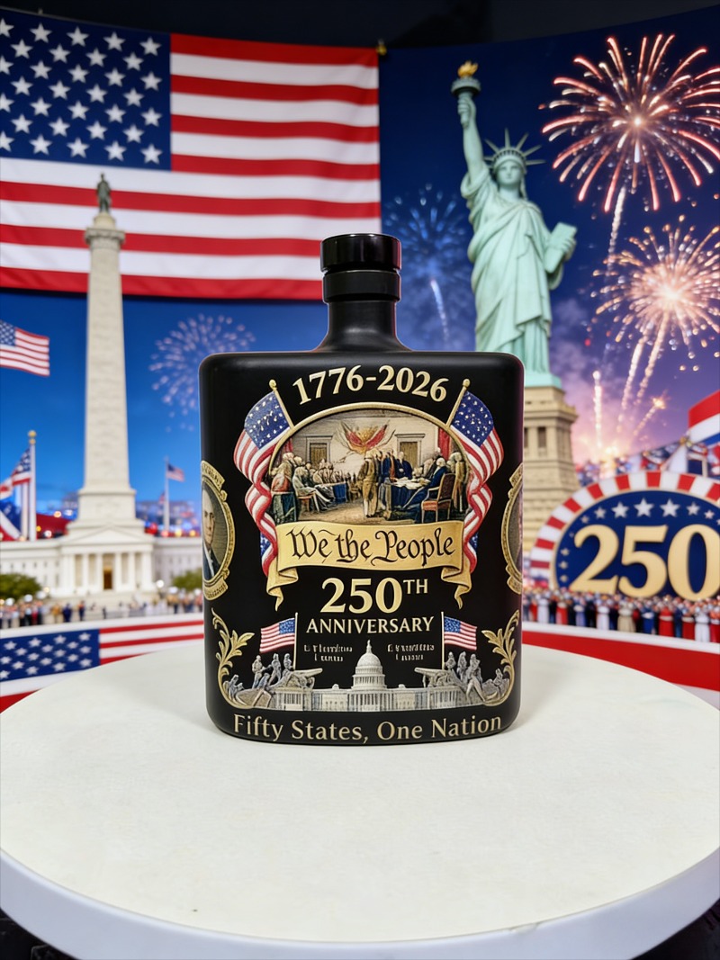 US 250th Anniversary We The Pe - Glass Decanter Whiskey ulasan dan harga