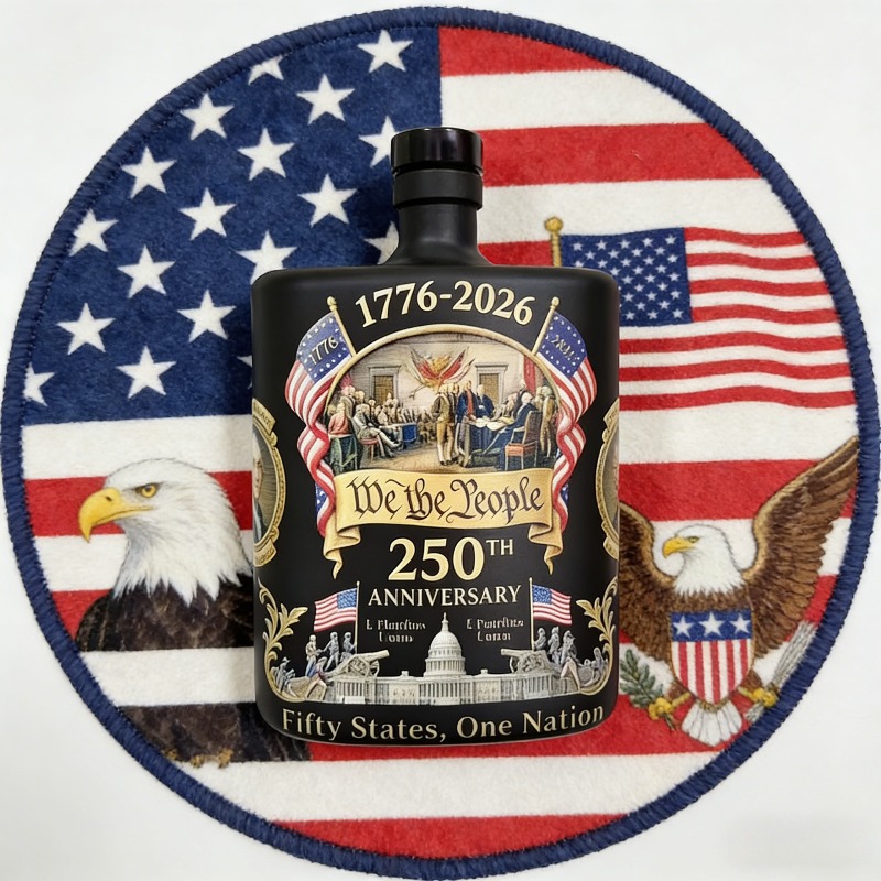 US 250th Anniversary We The Pe - Glass Decanter Whiskey ulasan dan harga