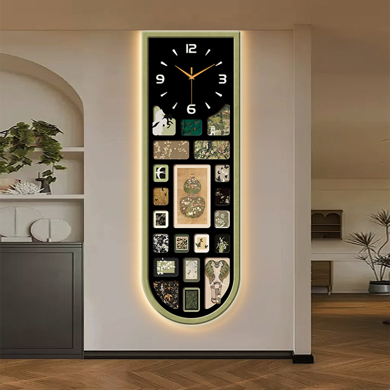 Vertical Security Wall Clock U - Luxury Lifestyle Aesthetic ulasan dan harga