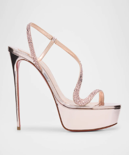 Metallic Leather Platform Stil - Luxury Lifestyle ulasan dan harga