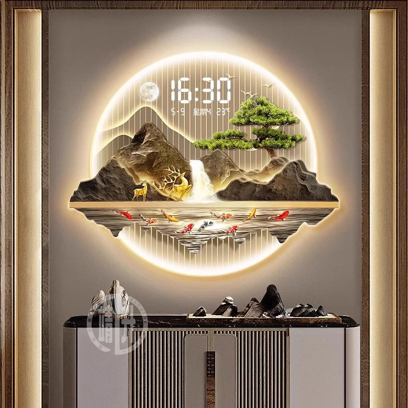 Chinese Style Design Wall Cloc - Luxury Lifestyle Aesthetic ulasan dan harga