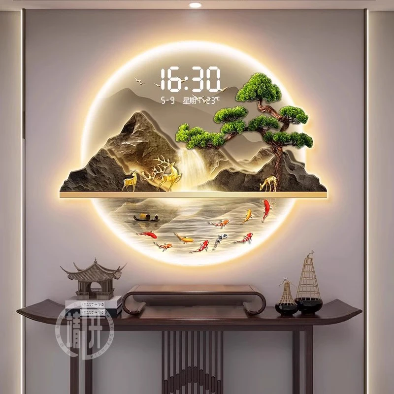 Chinese Style Design Wall Cloc - Luxury Lifestyle Aesthetic ulasan dan harga