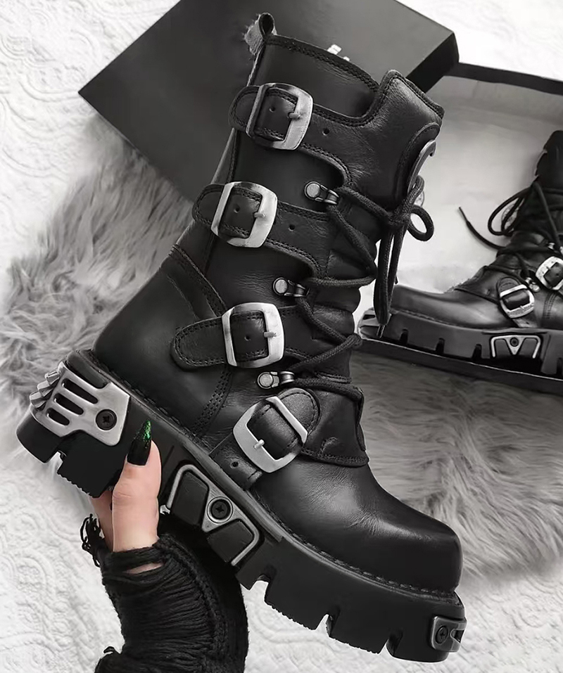 men luxury fashion punk gothic - Luxury Lifestyle Shoes ulasan dan harga