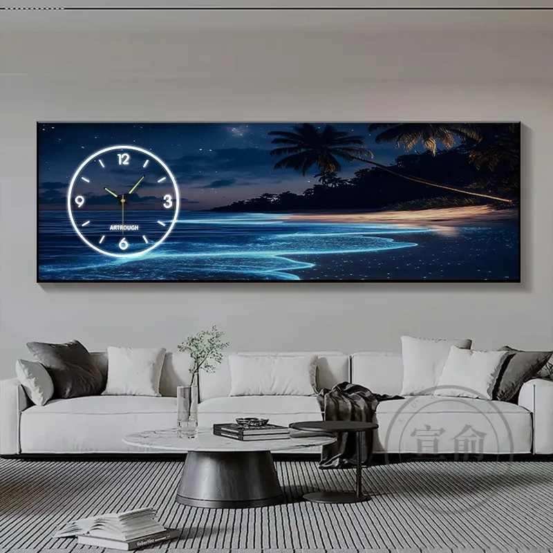 Smartlife Wall Clock, Large Lu - Luxury Lifestyle Aesthetic ulasan dan harga