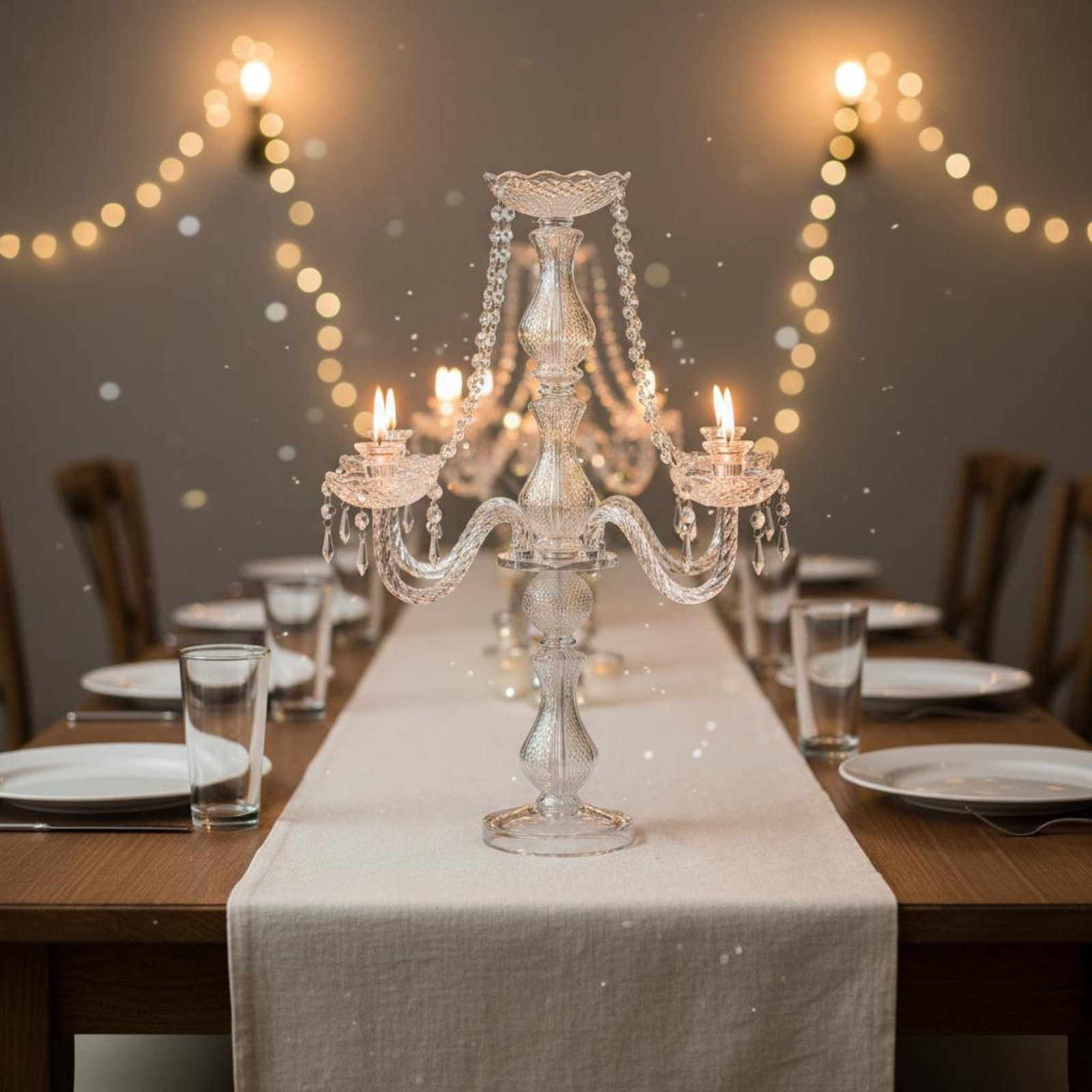 Crystal Candelabra Elegant Wed - Luxury Lifestyle ulasan dan harga