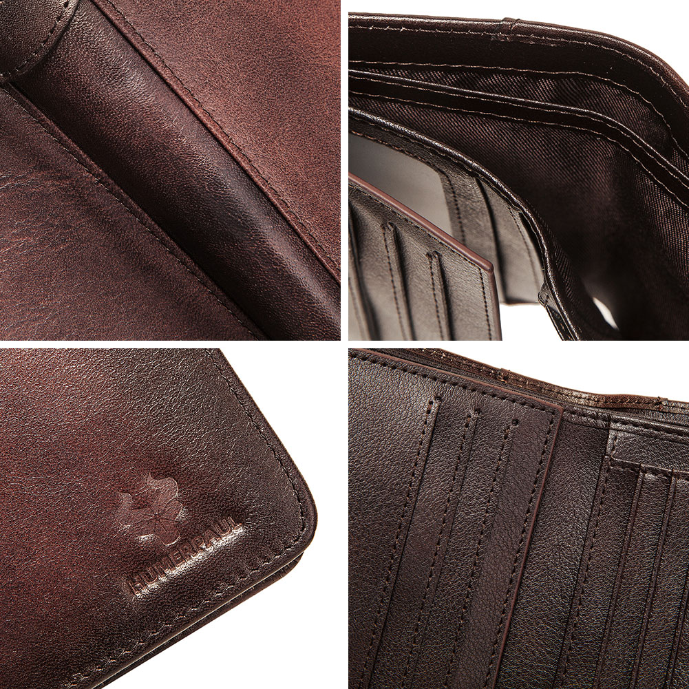 Genuine Leather Mens Wallet RF - Luxury Lifestyle Photography ulasan dan harga