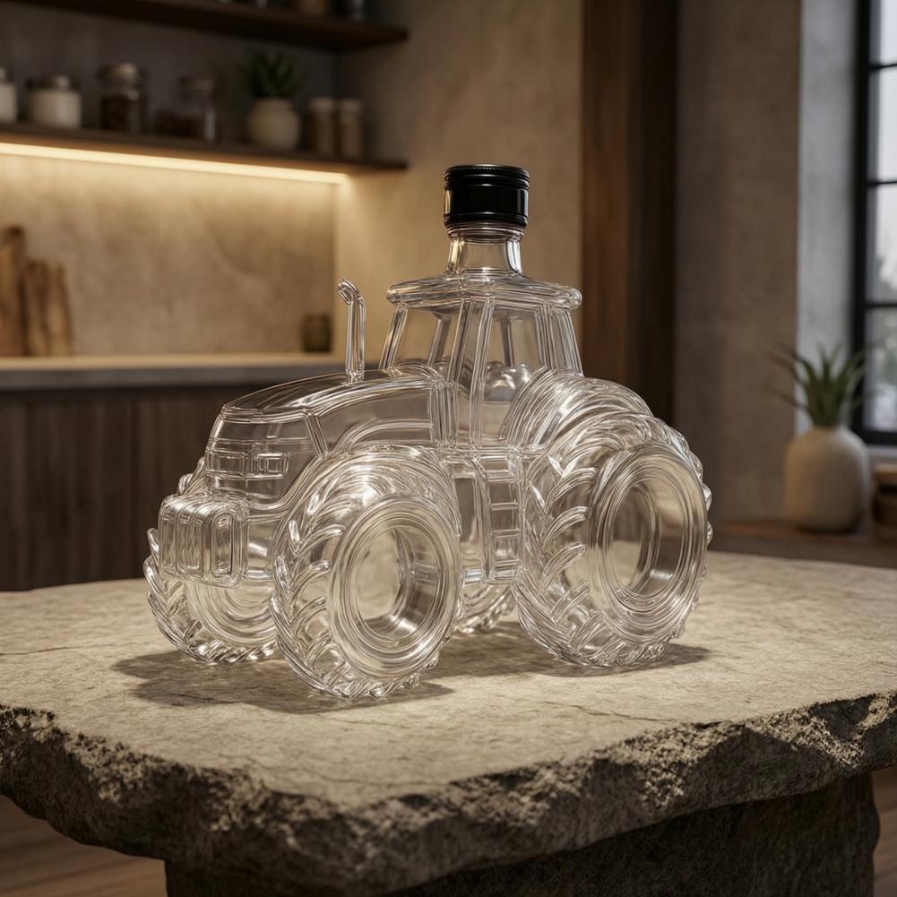 Tractor Shaped Whiskey Glass D - Glass Decanter Whiskey ulasan dan harga