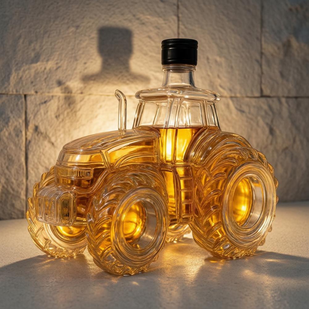 Tractor Shaped Whiskey Glass D - Glass Decanter Whiskey ulasan dan harga