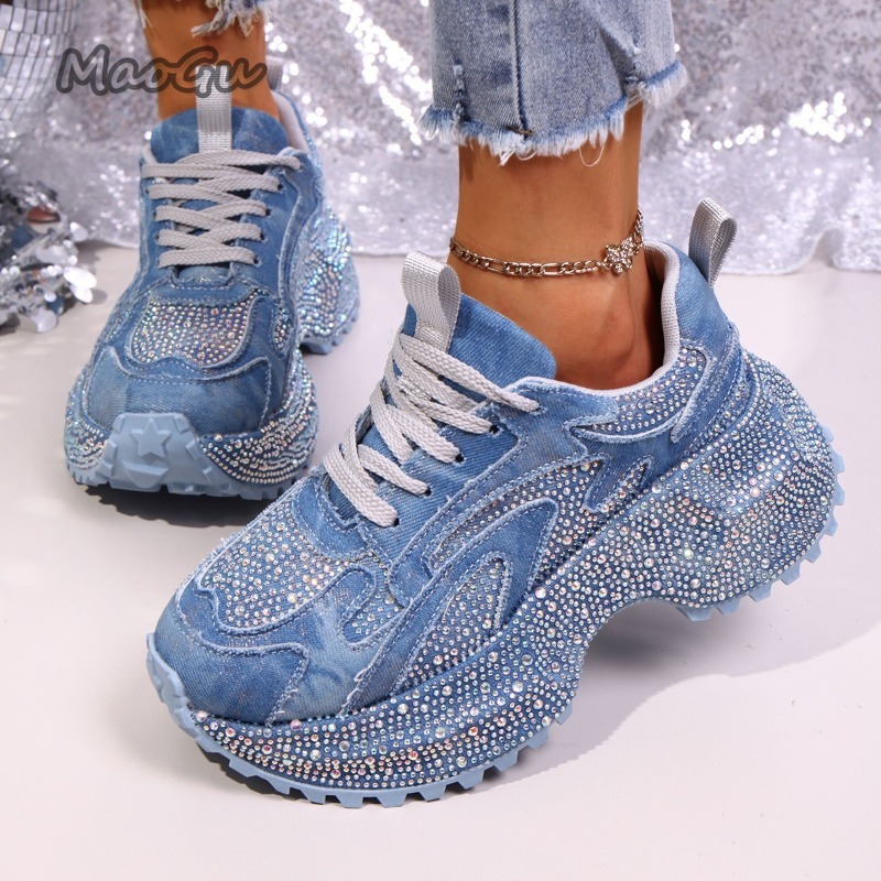 Fashion Rhinestone Women's Chu - Luxury Lifestyle Shoes ulasan dan harga