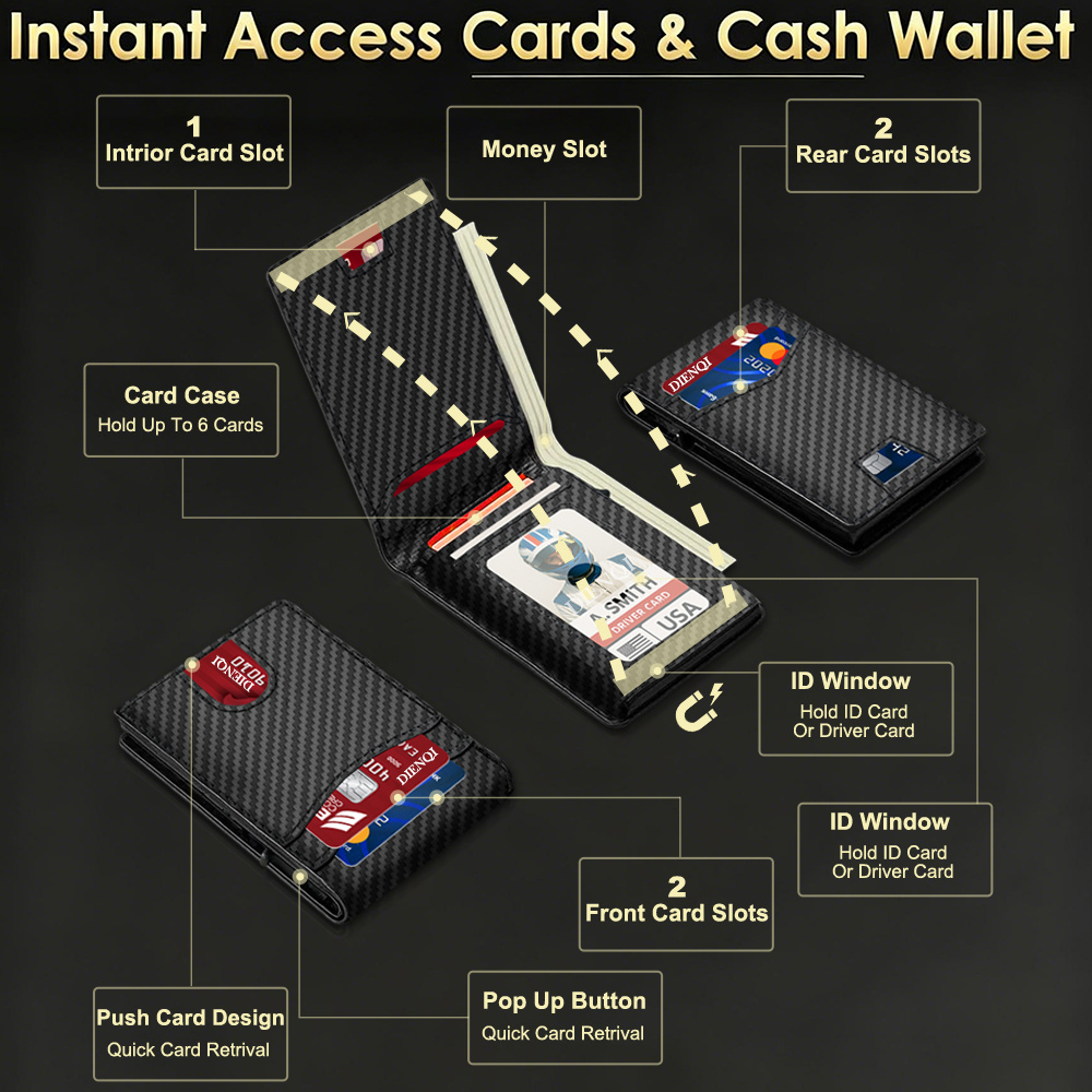 RFID Luxury Brand Men Wallet C - Luxury Lifestyle Photography ulasan dan harga