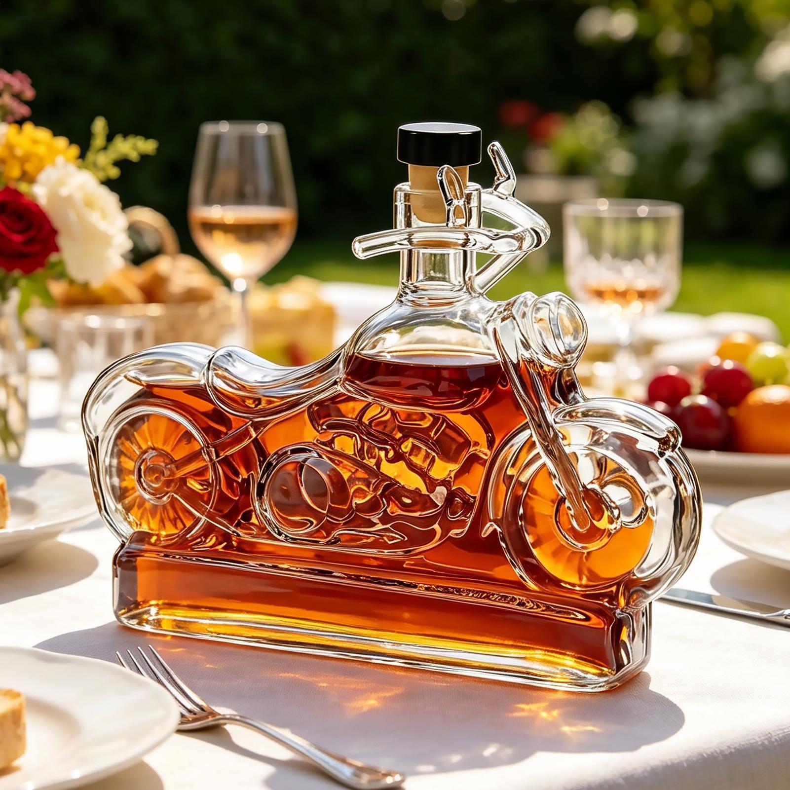 Whiskey Decanter Bottle 310ml  - Glass Decanter Whiskey ulasan dan harga