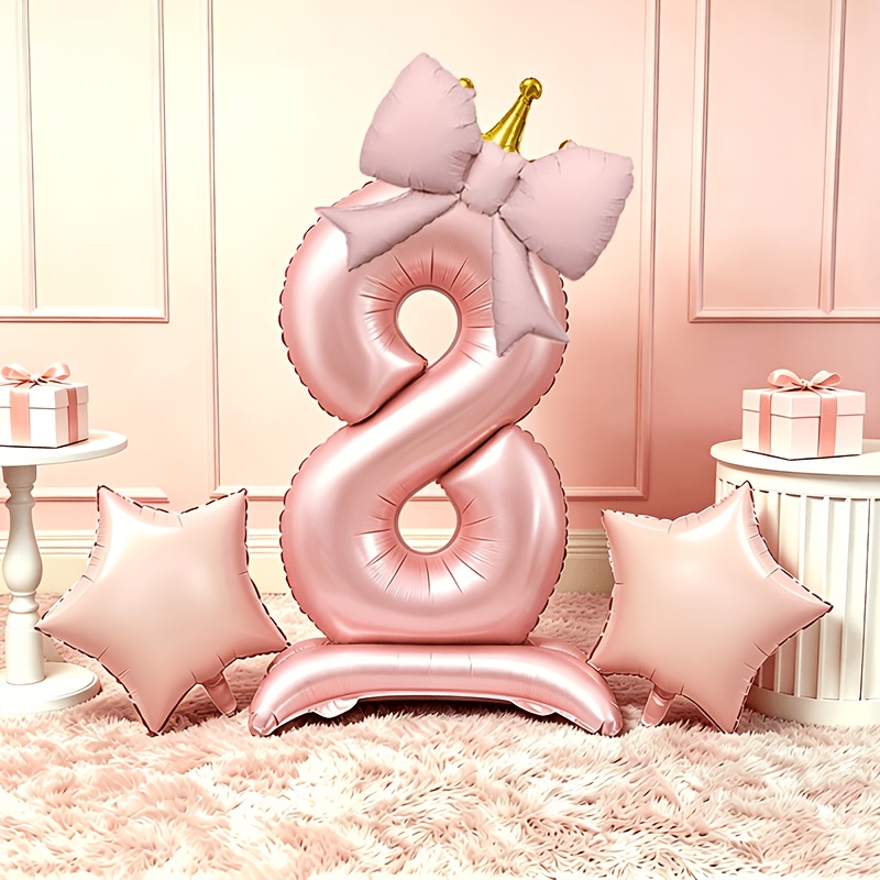 Light Luxury Pink 3D Balloons  - Luxury Lifestyle Photography ulasan dan harga