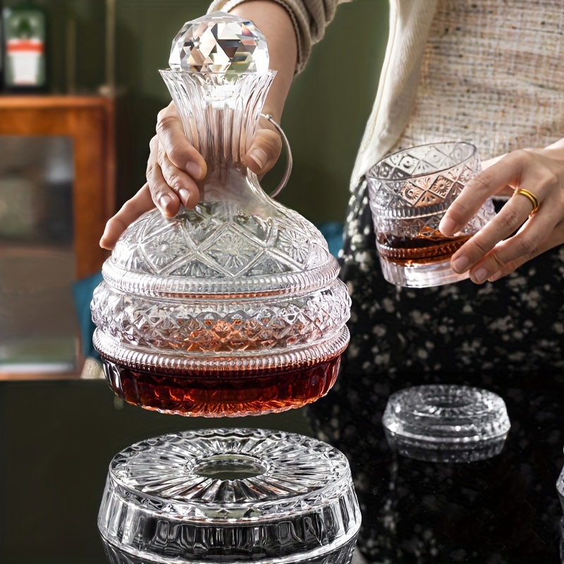 Crystal Wine Decanter Elegant  - Glass Decanter Whiskey ulasan dan harga