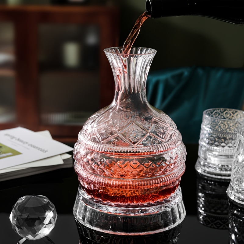 Crystal Wine Decanter Elegant  - Glass Decanter Whiskey ulasan dan harga