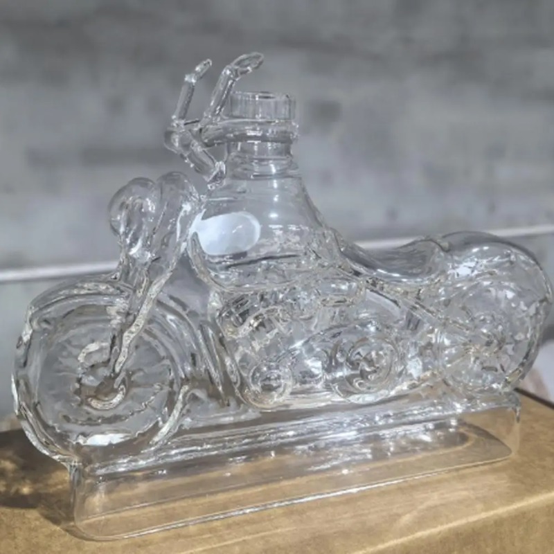 Motorcycle Style Whisky Decant - Glass Decanter Whiskey ulasan dan harga