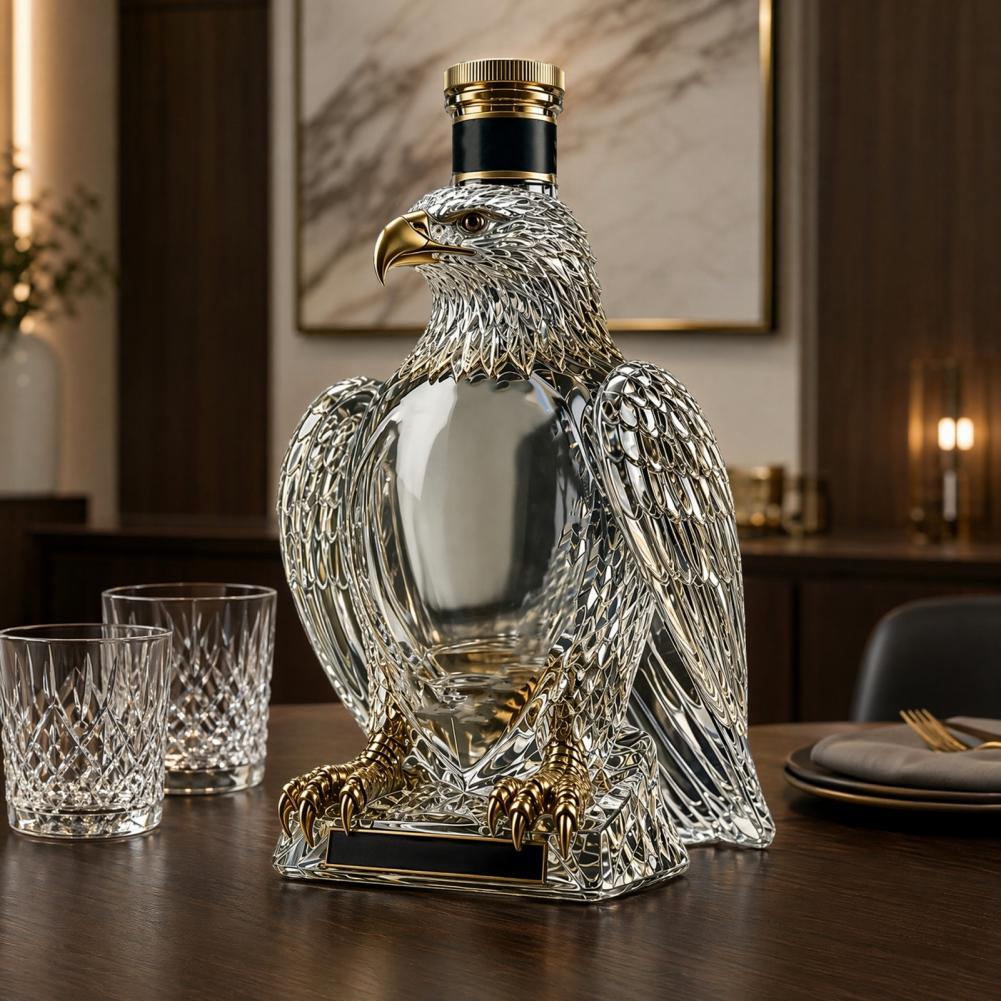 Vulture Design Decanter Eagle  - Glass Decanter Whiskey ulasan dan harga