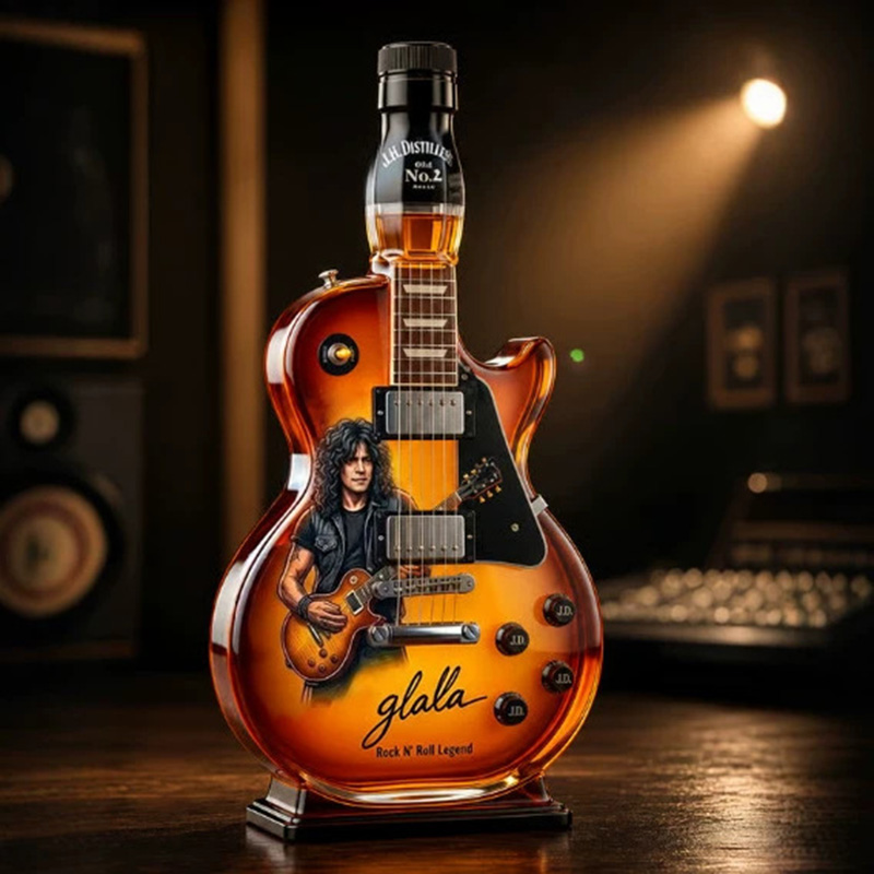 Slash Guitar Shaped Whiskey De - Glass Decanter Whiskey ulasan dan harga