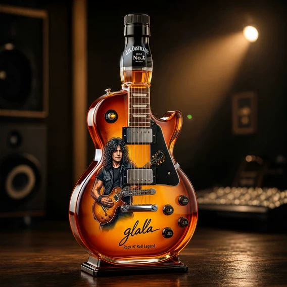 Slash Guitar Shaped Whiskey De - Glass Decanter Whiskey ulasan dan harga