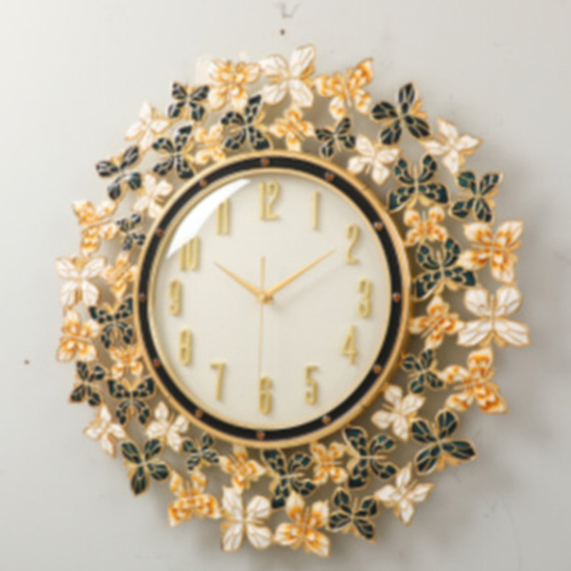 Enamel Butterfly Clock Wall Cl - Luxury Lifestyle Fashion ulasan dan harga